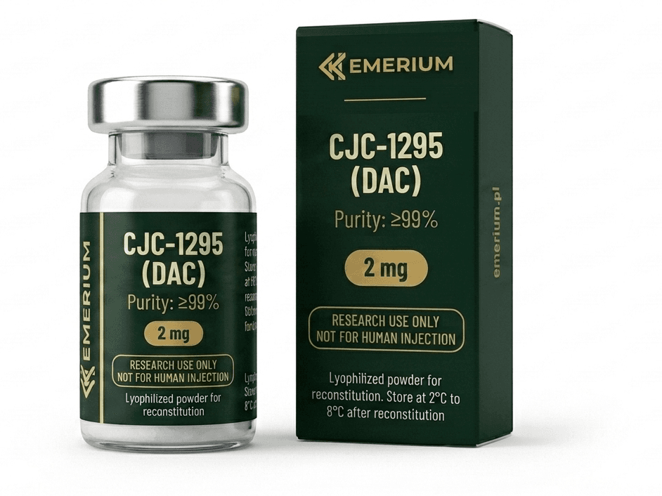 Fiolka i opakowanie CJC-1295 (DAC)