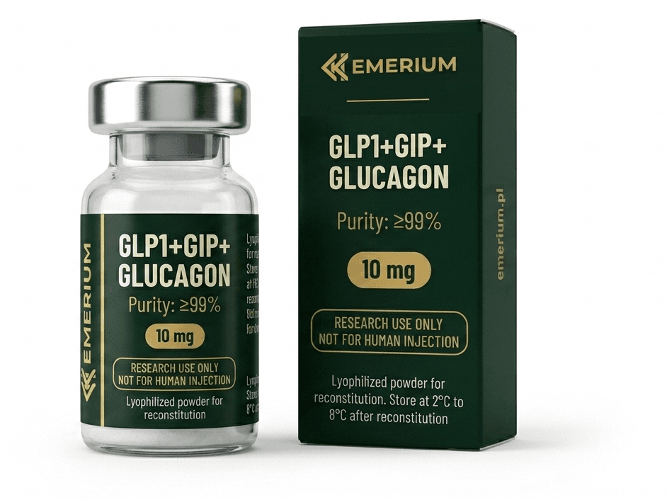 Fiolka i opakowanie GLP1+GIP+GLUCAGON (RETA)